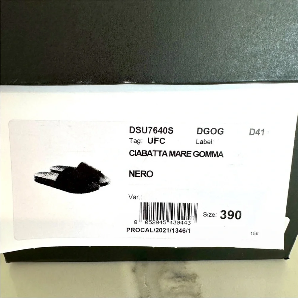 NWT: Versace Ciabatta Mare Gomma slides sz 8 (runs small) - Picture 5 of 5